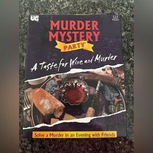 Murder Mystery Party Game - Wine and Murder Edition